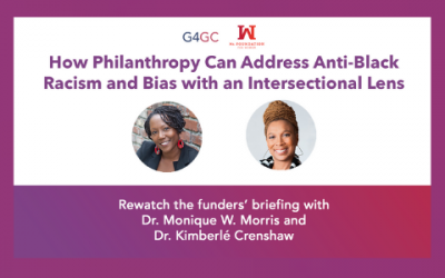REWATCH the Live Talk: How Philanthropy Can Address Anti-Black Racism and Bias with an Intersectional Lens