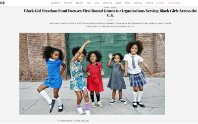 Essence: Black Girl Freedom Fund Focuses First Round Grants to Organizations Serving Black Girls Across the U.S.