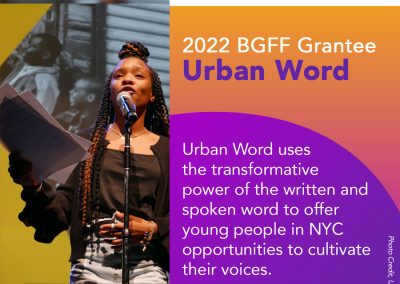 Elevating powerful youth voices in NYC through spoken word and the arts